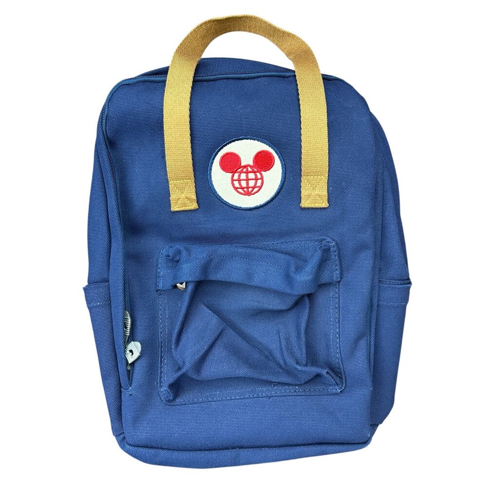 Disney Mickey Mouse Travel Backpack Authentic Parks Collection Preppy Canvas